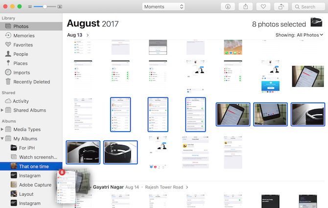 Приложение MacOS High Sierra Photos