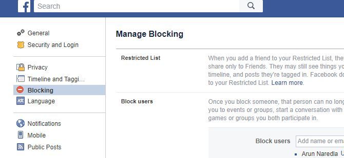 6 Facebook Hack коды и советы, чтобы показать ваши навыки Geeky блокировать сообщения1