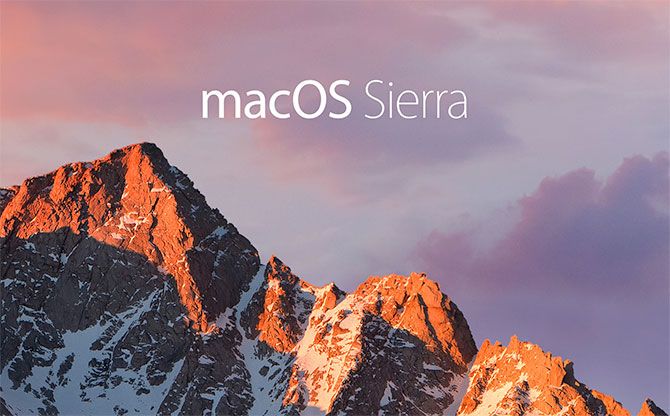 MacOS Сьерра Фон