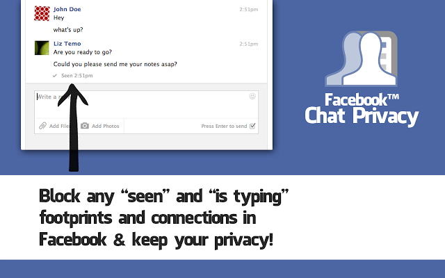 передовой Facebook-расширение чата-приватность