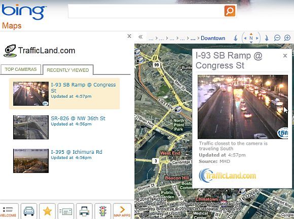 карты поиска Bing