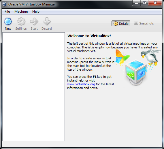 VirtualBox в Windows