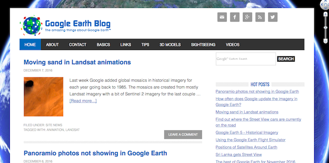 лучшие карты Google Earth - блог Google Earth