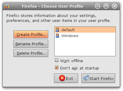Поделитесь своими данными Firefox в операционных системах и профилях компьютеров