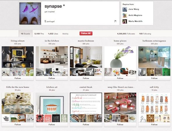 Geek it Out на Pinterest: 10 пользователей, которым вы должны следовать Synapse