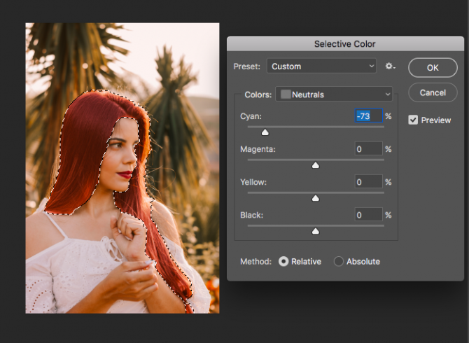 Как изменить цвет волос в фотошопе Photoshop Метод цвета волос 1 e1513303615539