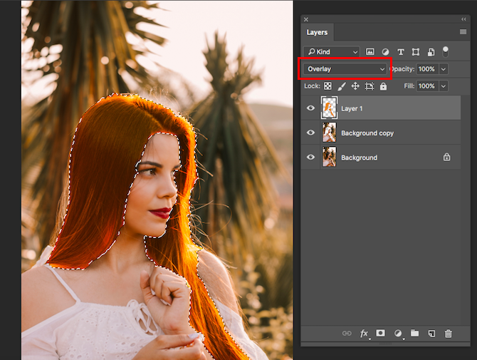 Как изменить цвет волос в фотошопе. Цвет волос 2 метод.