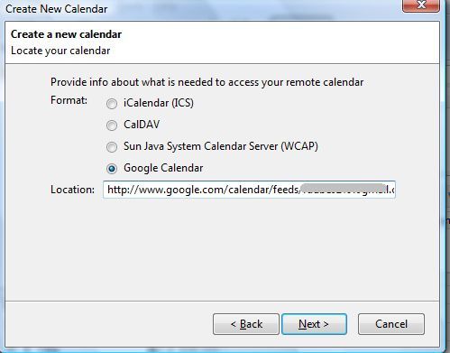 Как настроить Mozilla Sunbird в качестве клиента для настольного компьютера для календаря Google sunbird6
