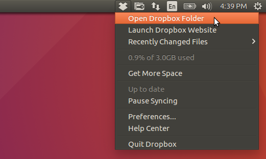Dropbox на Ubuntu