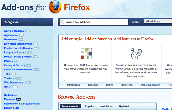 сделать свой собственный аддон Firefox