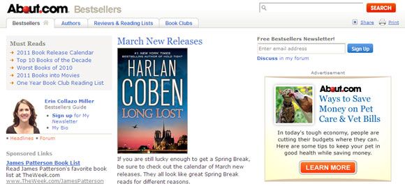 8 списков бестселлеров, чтобы найти книги для чтения Bestseller05