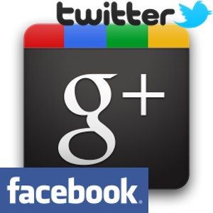 объединить Facebook и Google Plus