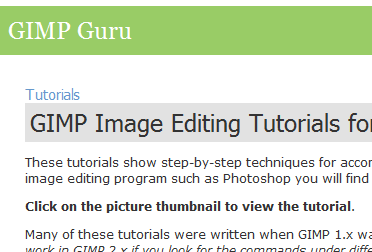 GIMP фоторедактирование