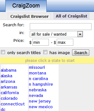 Craigslist поисковые системы