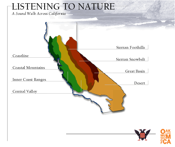 Прослушивание природы Калифорния Sound Walk
