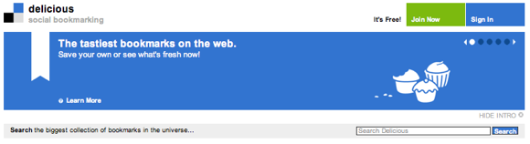 Делисиус закладок