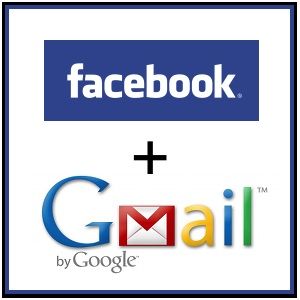 импортировать контакты facebook в gmail