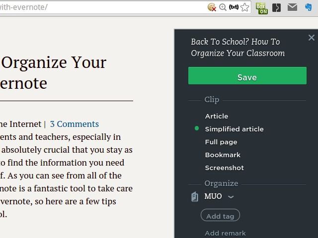 Evernote-веб-машинка для стрижки
