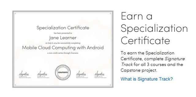 Сертификат специализации Coursera