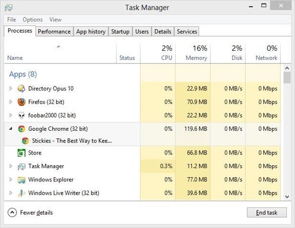 диспетчер задач windows