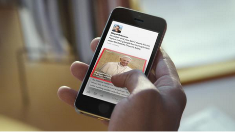 Facebook запустит куратор визуального чтения новостей под названием Paper paper2