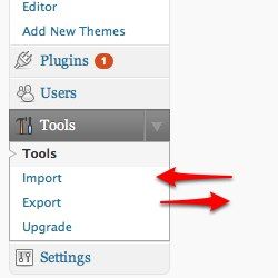 как переместить WordPress блог