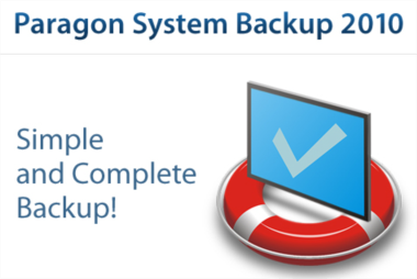 Полная безопасность данных с Paragon' /></p>
<h2>Использование Paragon System Backup 2010</h2>
<p>После установки Paragon System Backup 2010 после перезагрузки компьютера появится экран приветствия, чтобы вы могли сразу приступить к работе. System Backup 2010 рекомендует создавать резервные копии данных на внешнем хранилище (например, на флэш-накопителе USB или внешнем жестком диске), что обеспечивает безопасность данных в случае физического повреждения вашего компьютера.</p>
<p><noscript><img decoding=