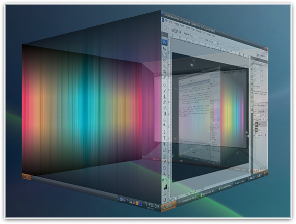 YodM3D - эффект куба в Windows