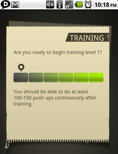 приложение для силовых тренировок