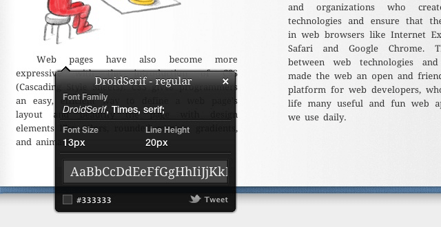хром-WebDev-whatfont