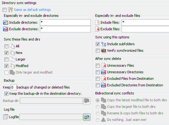 Легко синхронизировать ваши папки без Dropbox settingsdsp