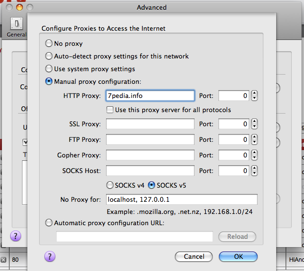 прокси в фейсбуке