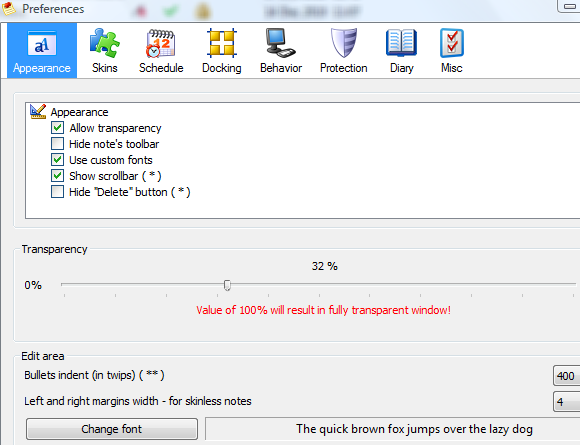 PNotes - быстрая, легкая программа с открытым исходным кодом для заметок на рабочем столе / USB-накопитель [Windows] 2