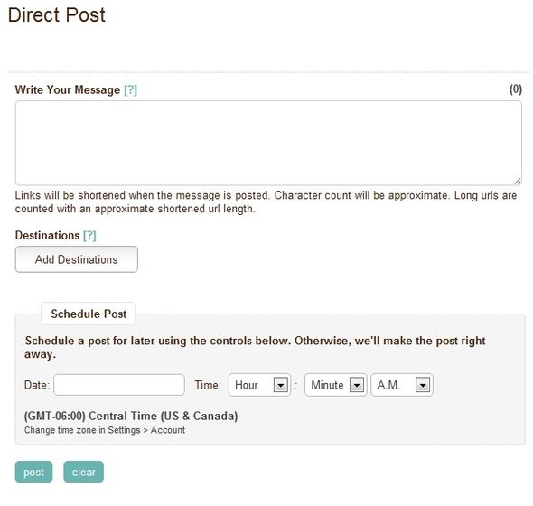 служба публикации блогов