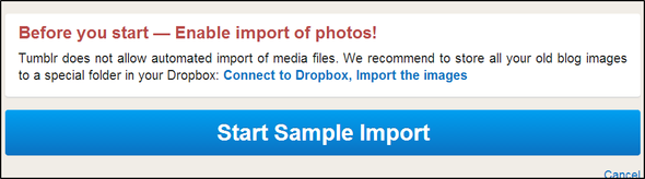 Ваше последнее руководство по экспорту вашего постерного блога перед его закрытием навсегда Import2 Dropbox сообщение и большая синяя кнопка запуска