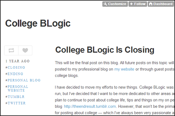 Ваше последнее руководство по экспорту вашего постерного блога до его закрытия навсегда Import2 CollegeBLogic Tumblr