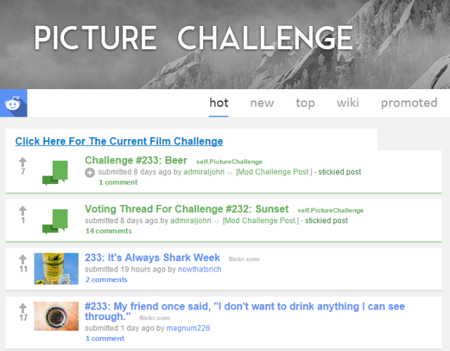 r picturechallenge