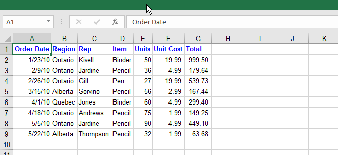 Лента Excel автоматически скрыта