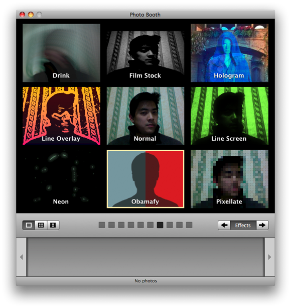 эффекты фотокабины mac