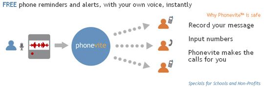 Phonevite - бесплатно отправь голосовые сообщения своей команде phonevite1