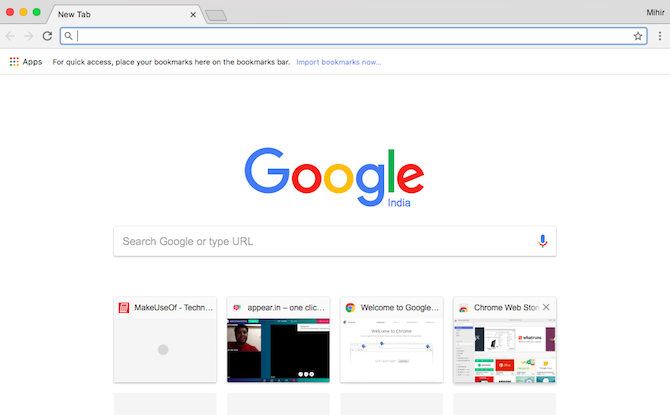 Простое руководство по Google Chrome Chrome новая вкладка 670x415