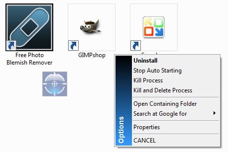 Как удалить программы в Windows 8 Revo Uninstaller Hunter Mode