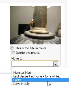 перенести альбом в фейсбуке