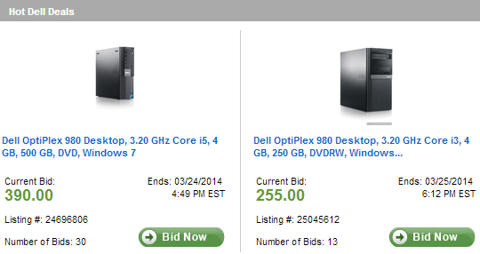 Компьютерный аукцион Dell