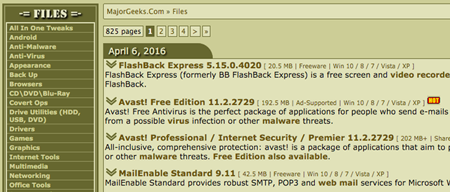 бесплатно-софт-загрузка-Majorgeeks