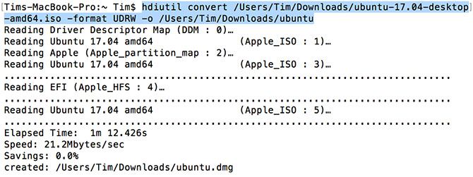 Как создать и загрузиться с USB-накопителя Linux на Mac hdiutil convert