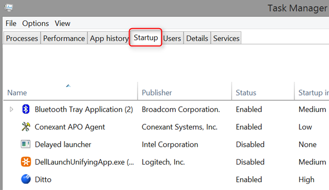 удаление запуска диспетчера задач Windows
