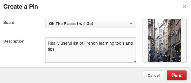 Pinterest-пиннинга