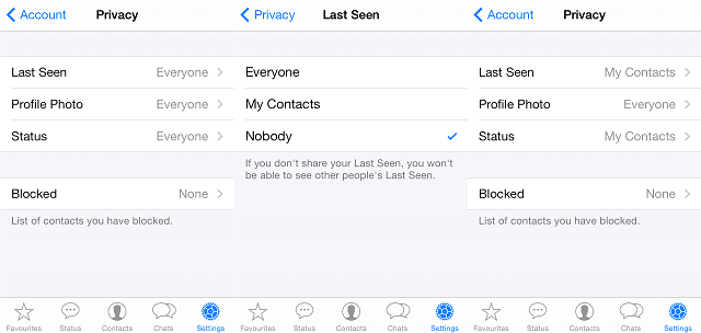 WhatsApp Конфиденциальность