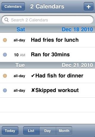 Как использовать Календарь Google и функцию Flair Labs для отслеживания вашего нового года' /></p>
<p>После того, как вы ежедневно обновляете свой прогресс в своем месячном представлении календаря (или настраиваемом 2- или 3-недельном просмотре), плоды вашей веселой регистрации будут выглядеть примерно так (обратите внимание, что другие календари скрыты).</p>
<p><noscript><img decoding=